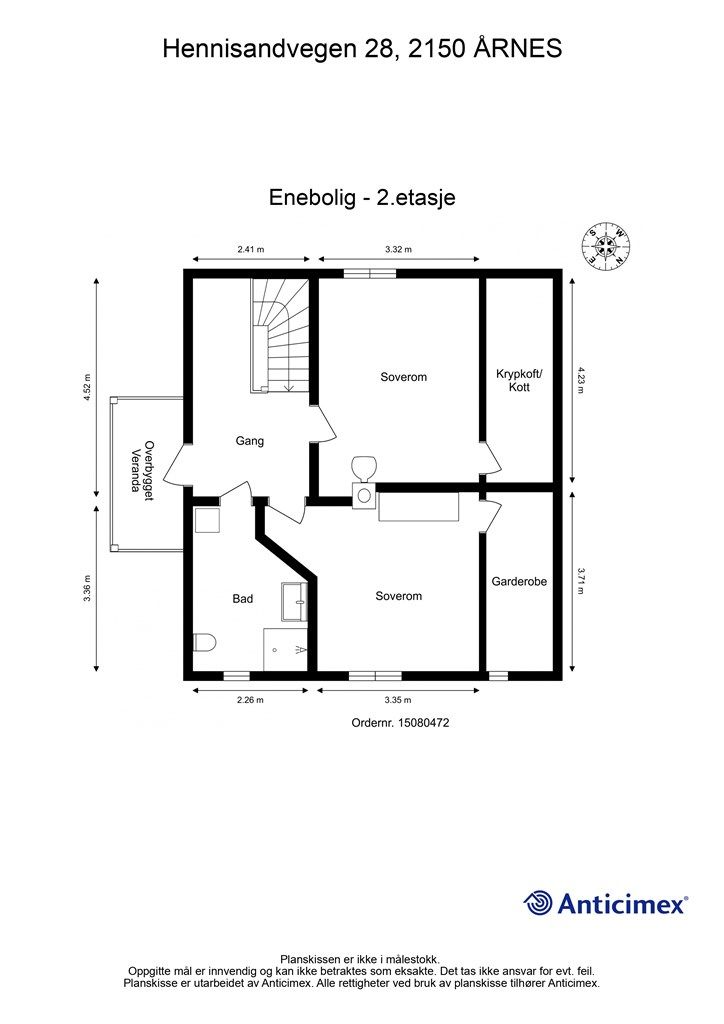 Plantegning - 2.etasje