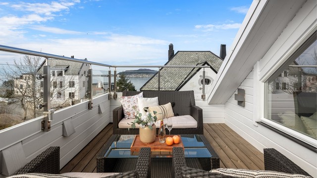 En herlig uteplass for å nyte fine dager i sentrum.