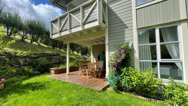 Selgers sommerbilde av terrassen