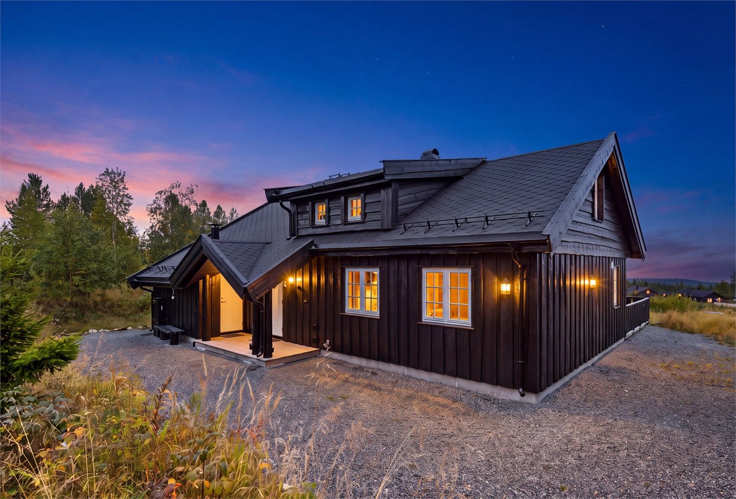 Flott hytte fra 2020.