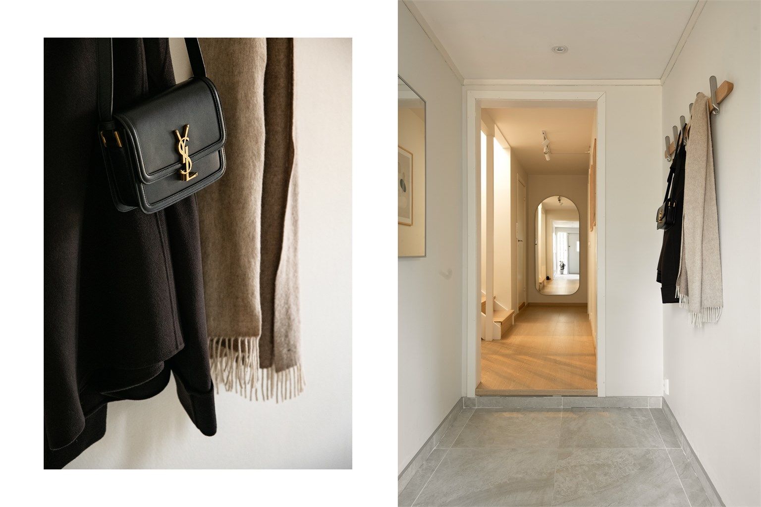 Detaljer fra entréen.