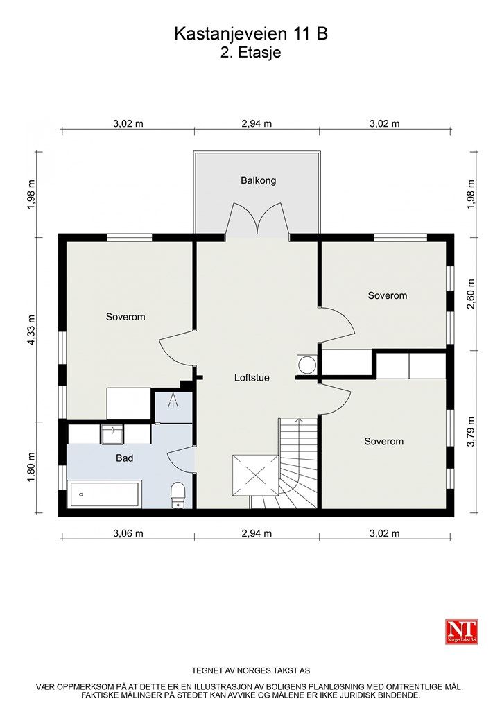 Planskisse - 2. etasje