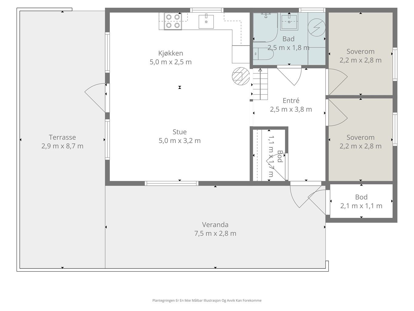 Plantegning - 1. etasje