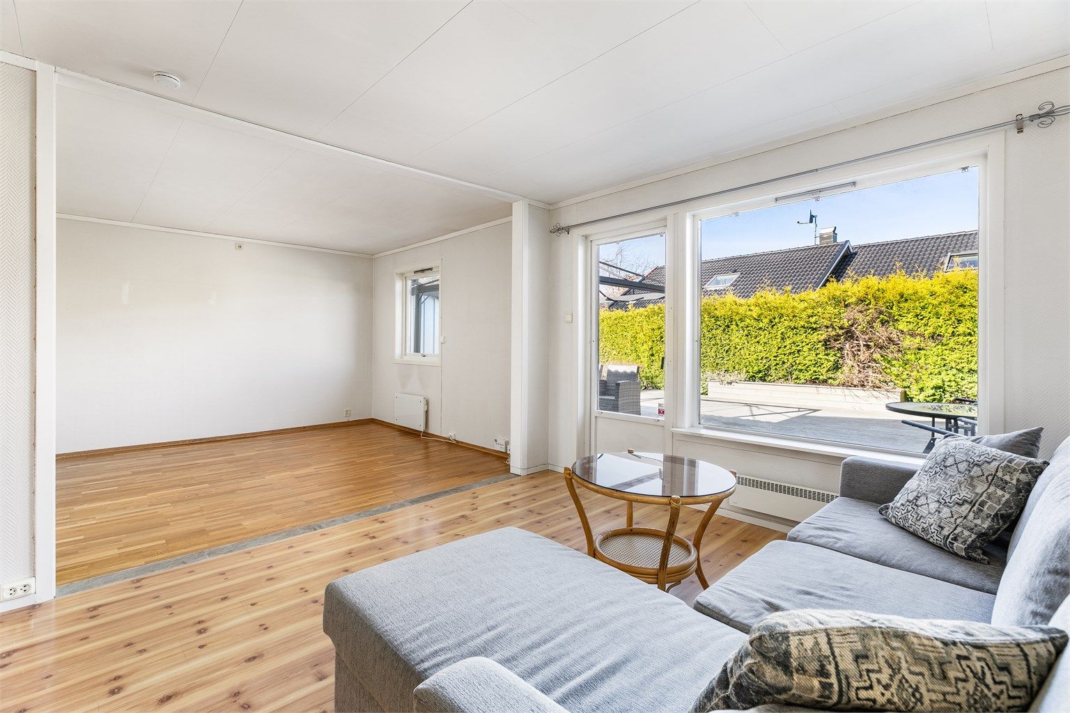 Et ekstra soverom kan med relativt enkle grep skilles ut fra stuen.