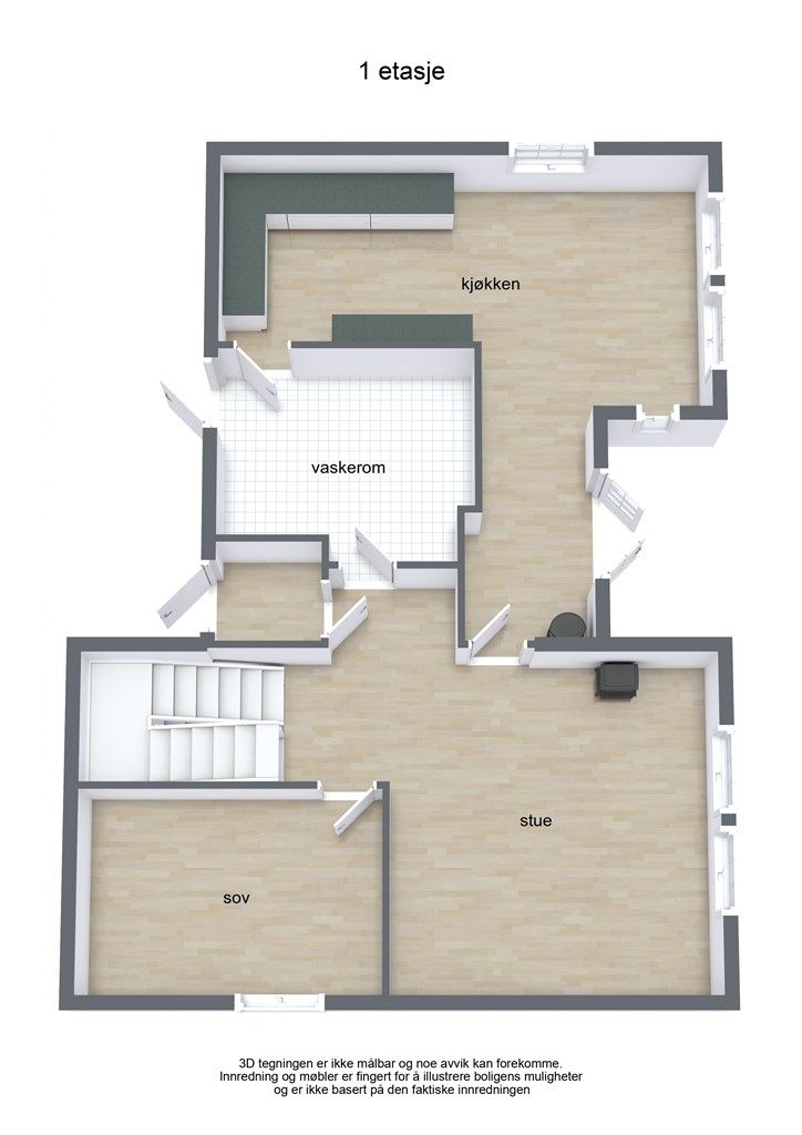 Hellestadvegen 36 - 1 etasje