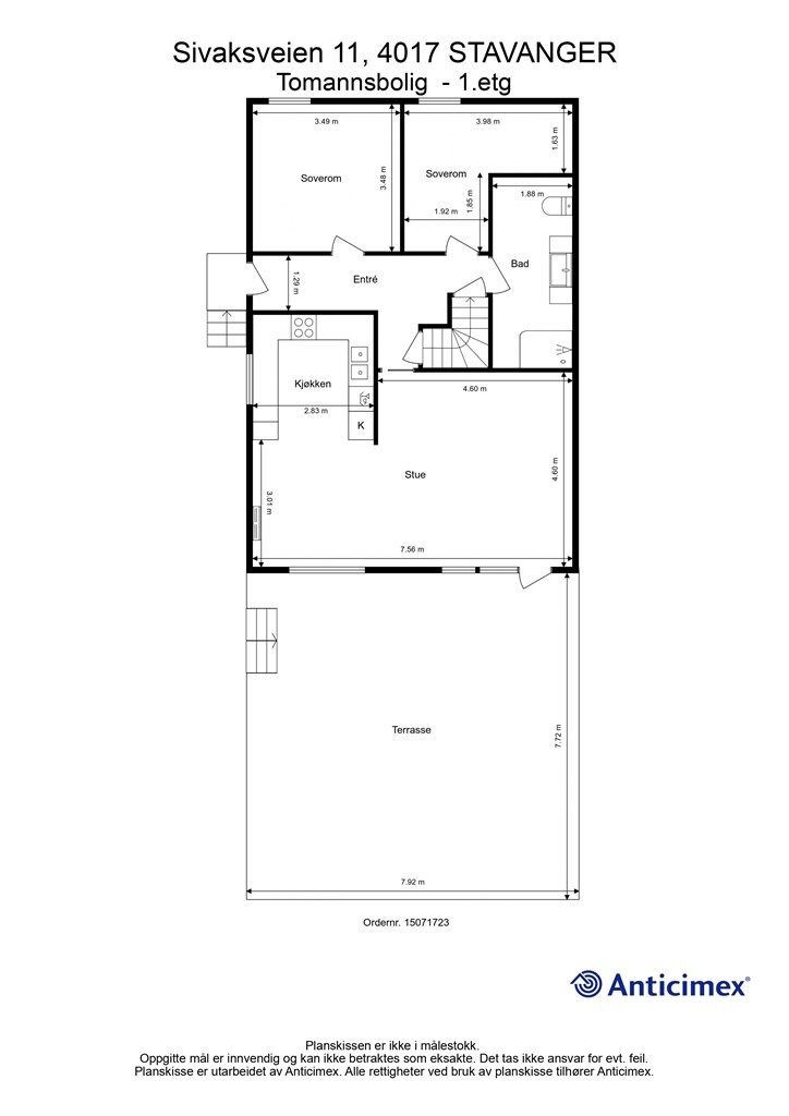 Plantegning 1.etasje