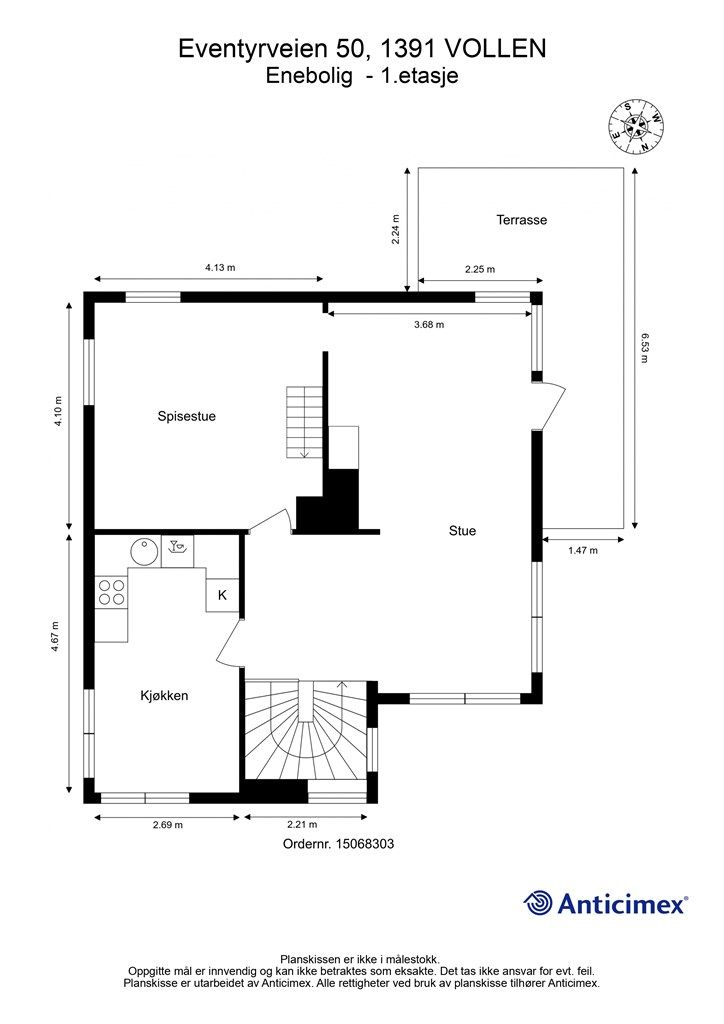 Plantegning - 1.etasje