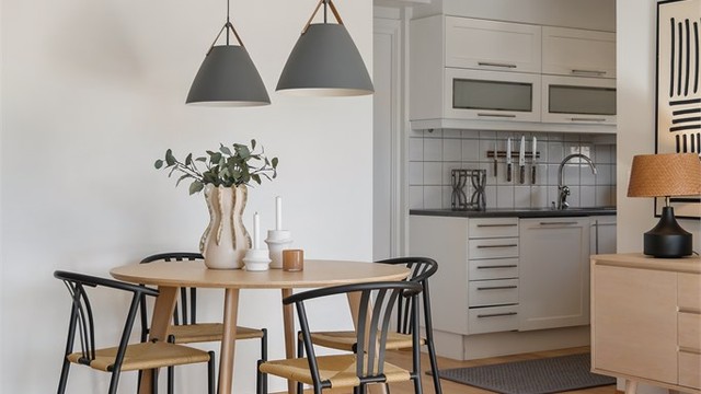 Spiseplass i tilknytning til kjøkkenet