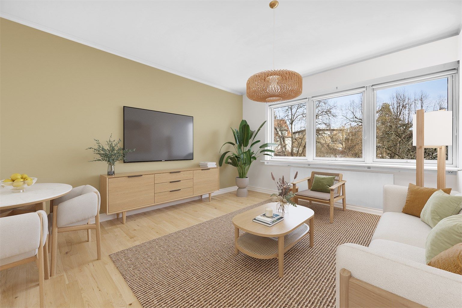 Velkommen til Lilleakerveien 33e - Illustrasjonsbilde hvor digital styling er benyttet