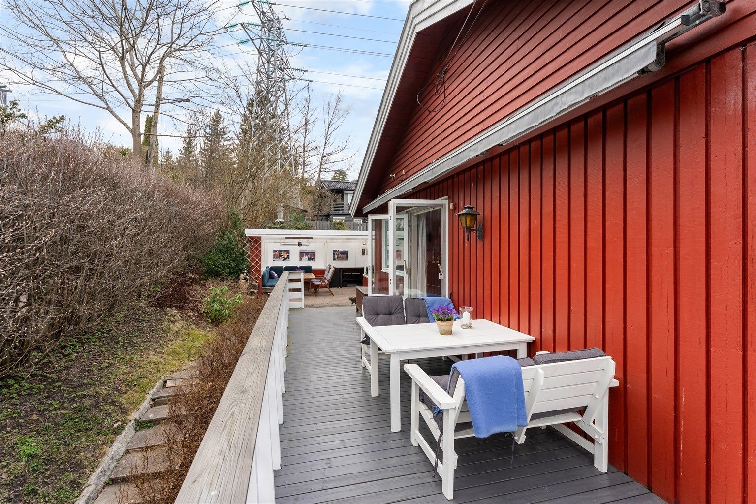 Verandaen er på 34 kvm