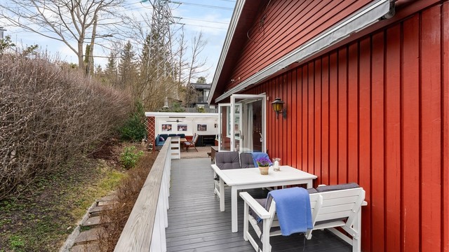 Verandaen er på 34 kvm