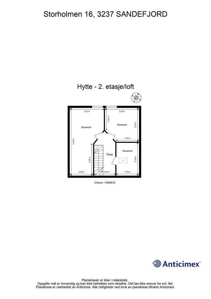 Plantegning - 2. etasje