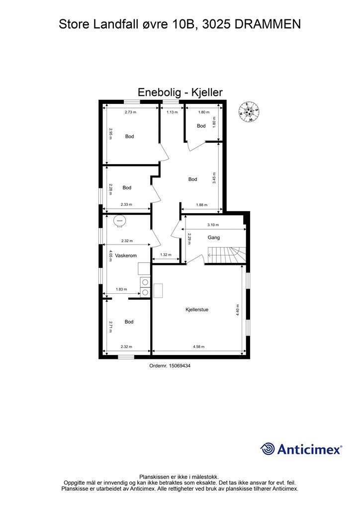 Plantegning - Kjeller