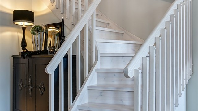 Trapp opp til toppetasjen.