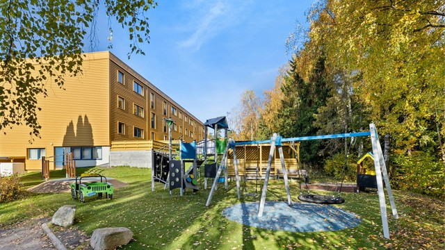 Borettslaget har flotte fellesarealer og grenser til bl.a. Nordsterskogen