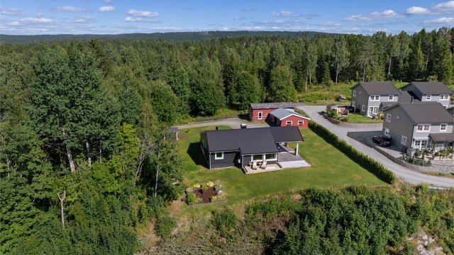 Umiddelbar nærhet til skog og mark.