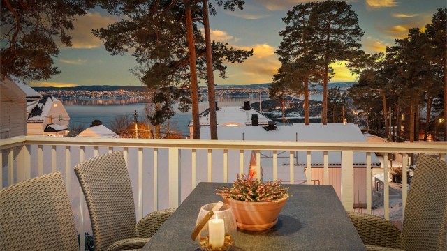 Vestvendt med flott fjordutsikt