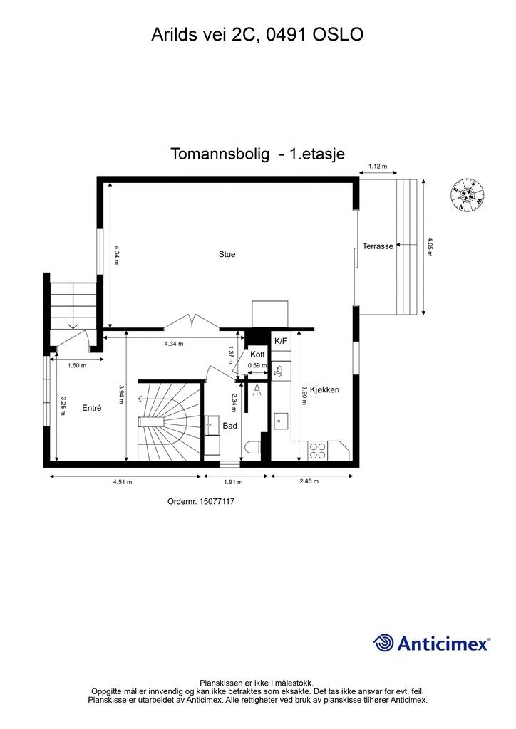 Plantegning 1. etasje