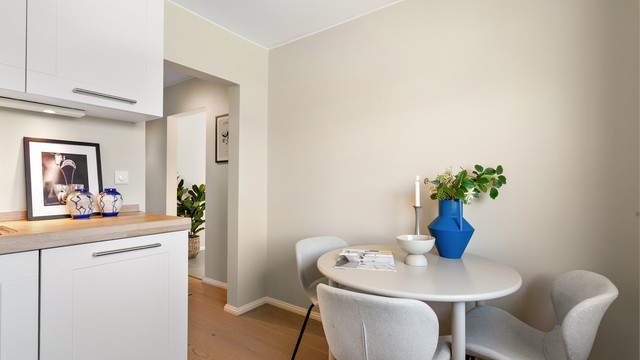 Plass til kjøkkenbord