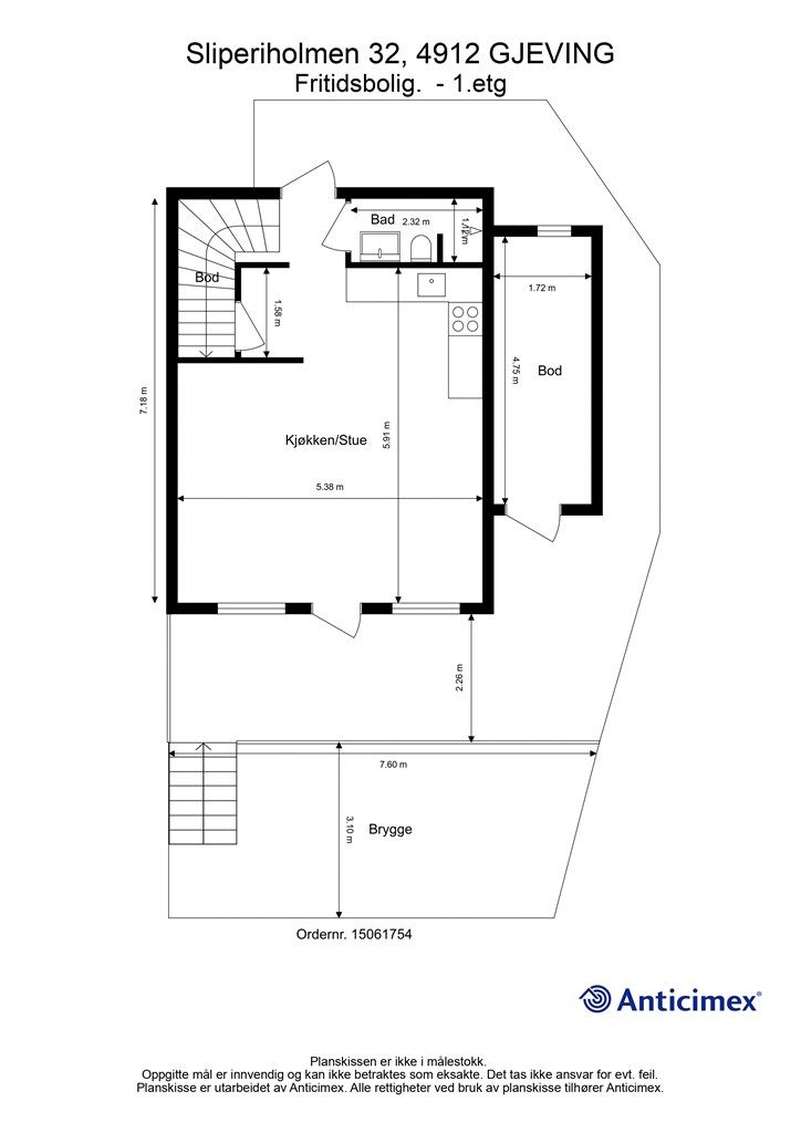 Plantegning 1. etasje