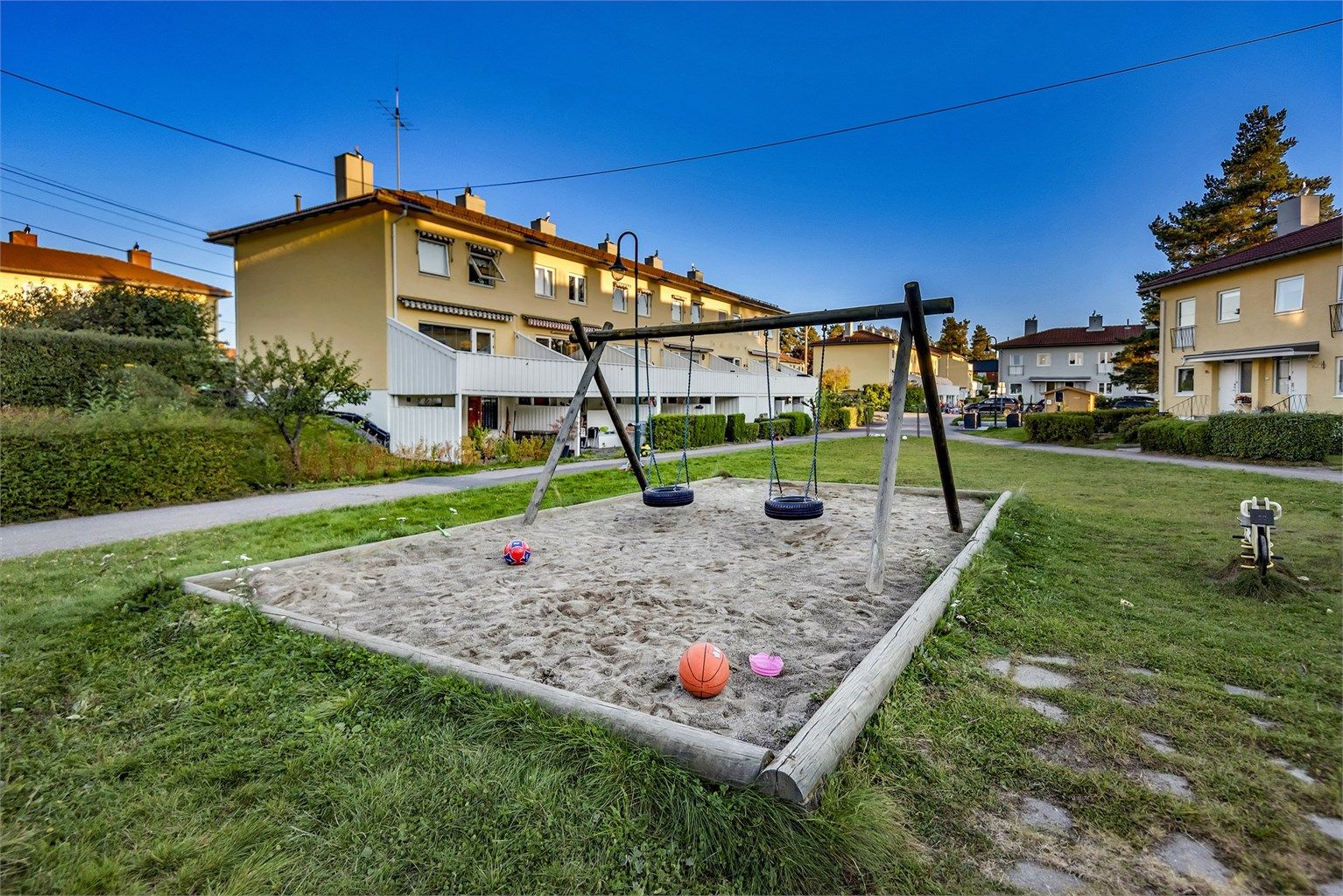 Fine fellesarealer for barna.