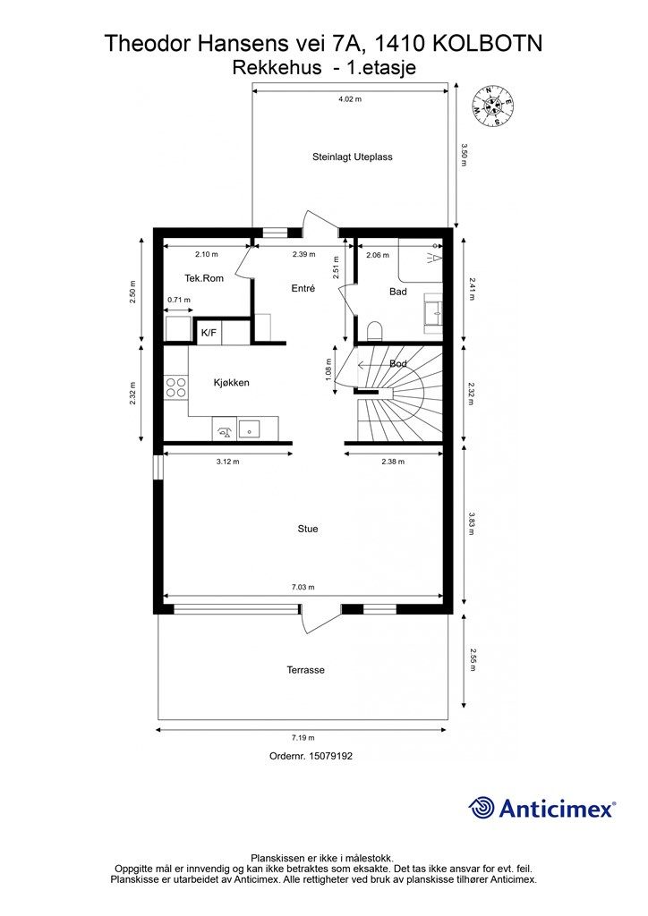 Plantegning 1.etasje