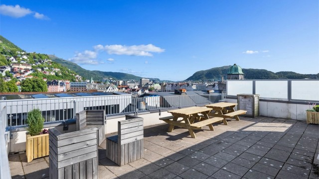 Takterrasse.