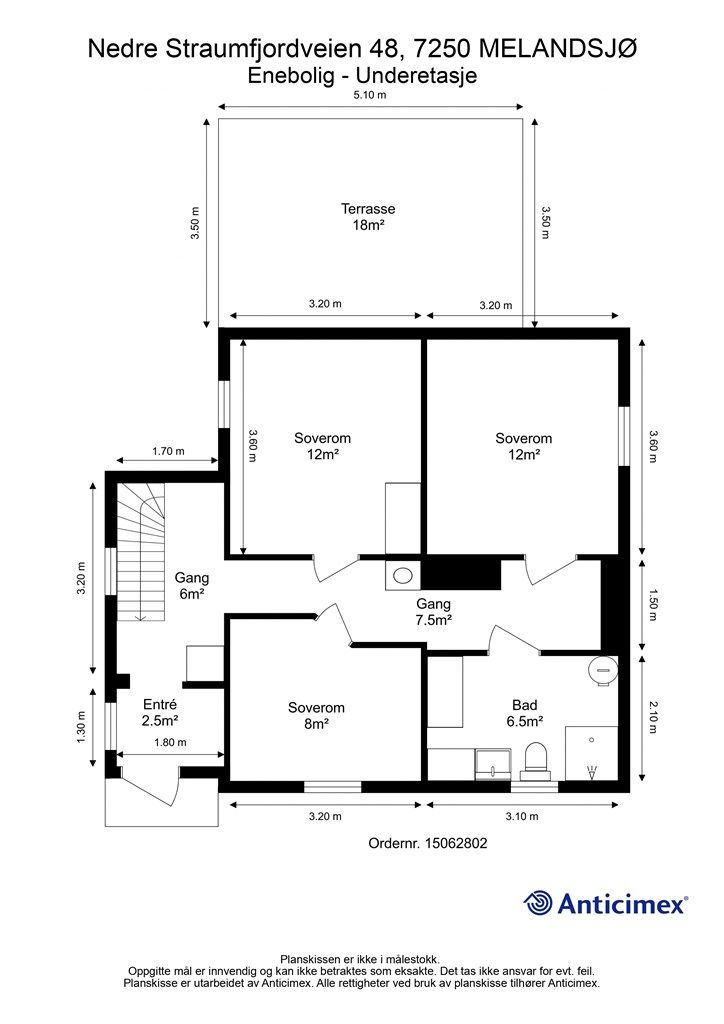 Planskisse underetasje