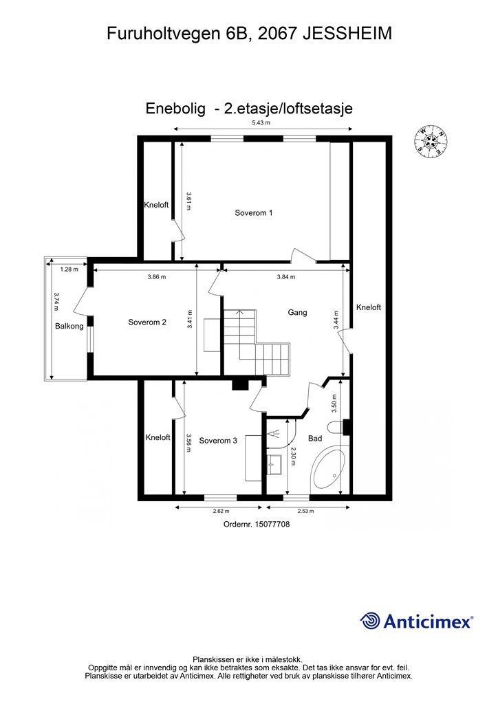 Plantegning 2. etasje