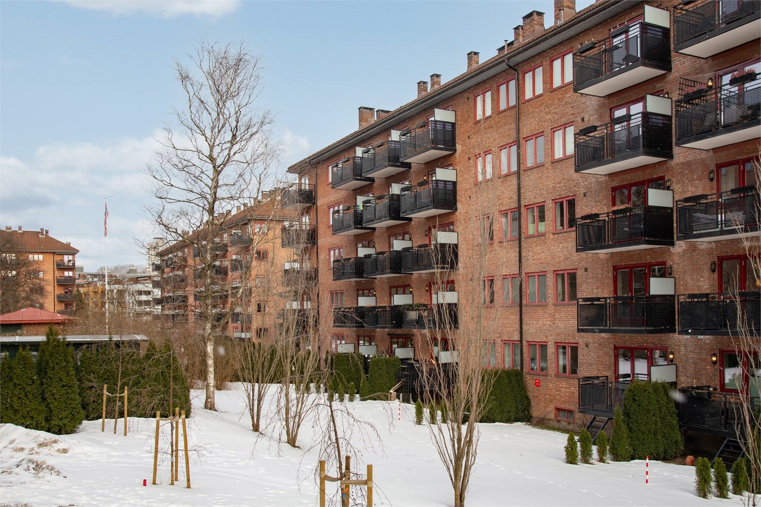 Fasade av Maridalsveien 229. 