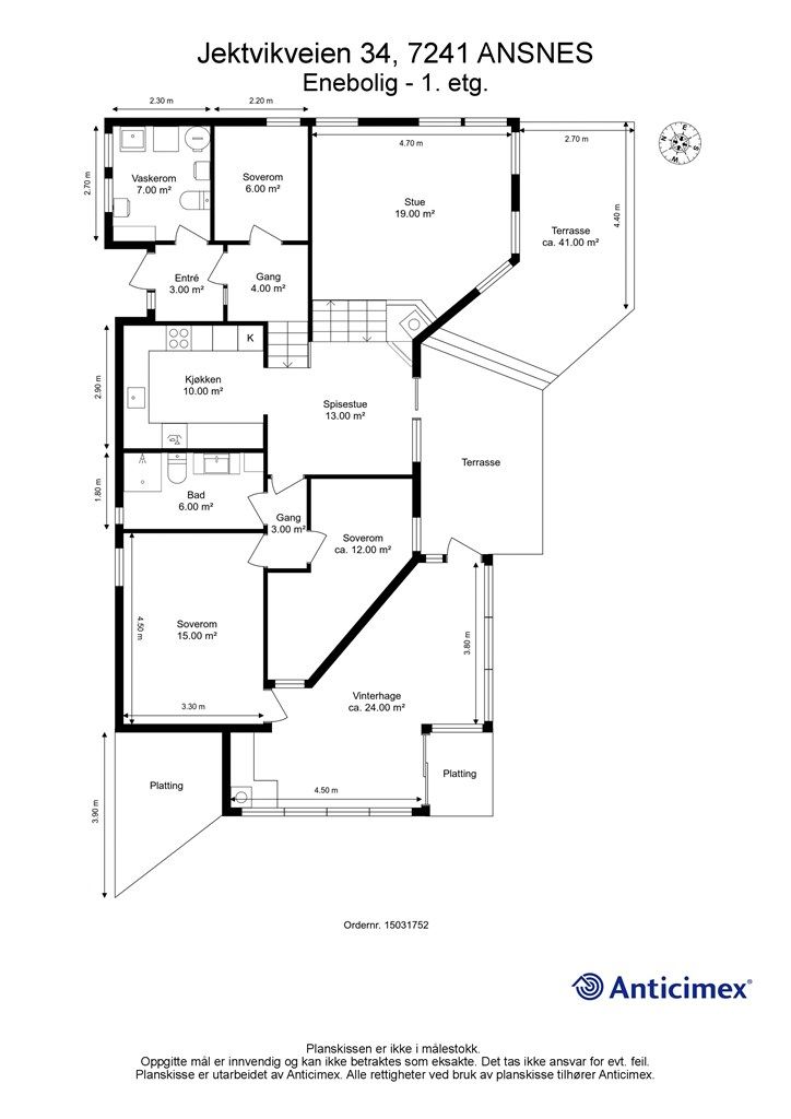 Planskisse 1. etasje