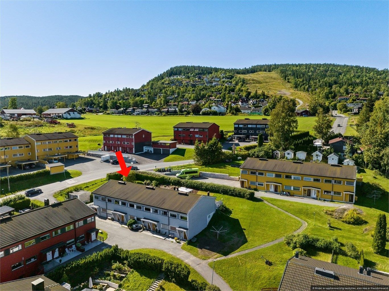 Sommerbilde av området