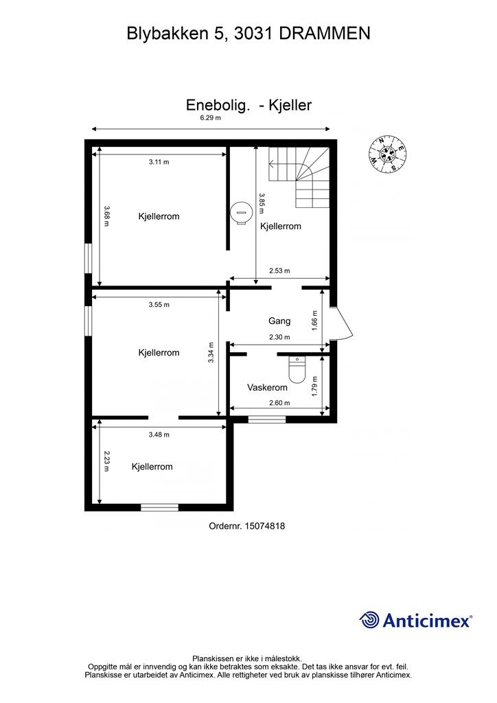 Plantegning - Kjeller
