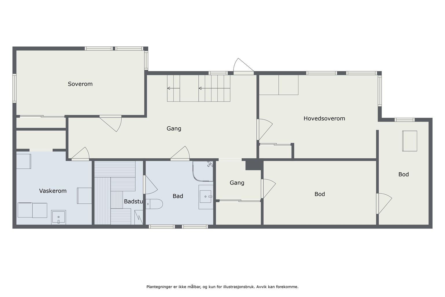 Planskisse underetasje