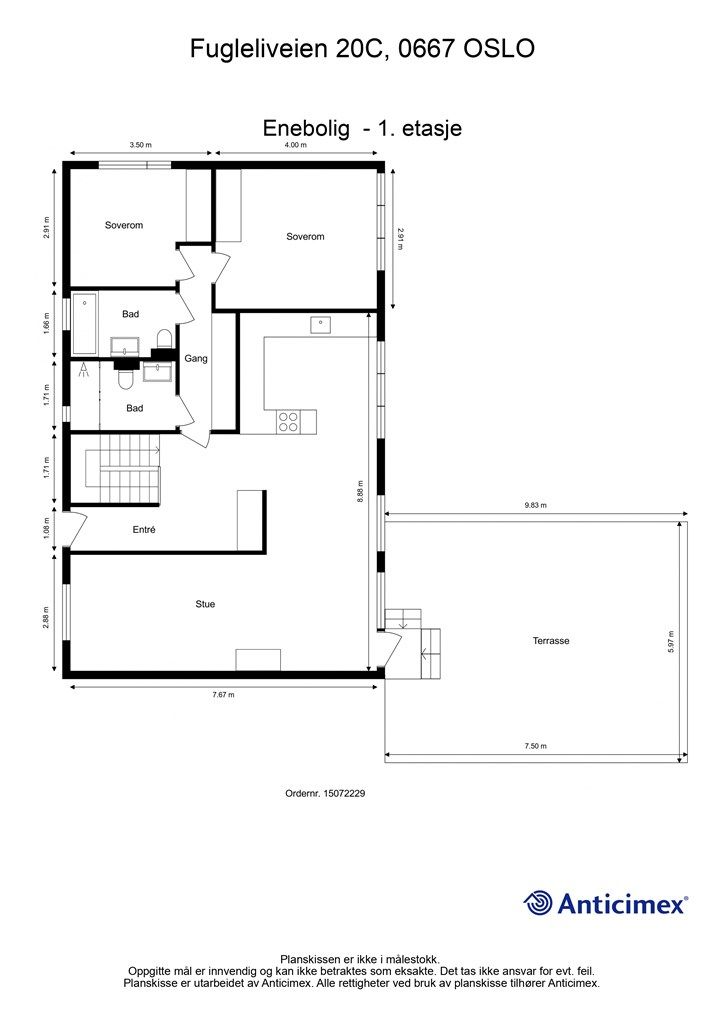 Plantegning - 1. etasje