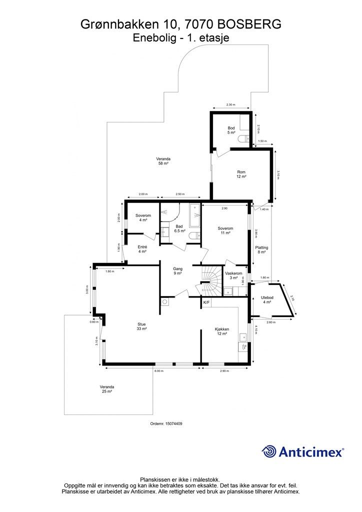 Planskisse 1. etasje.