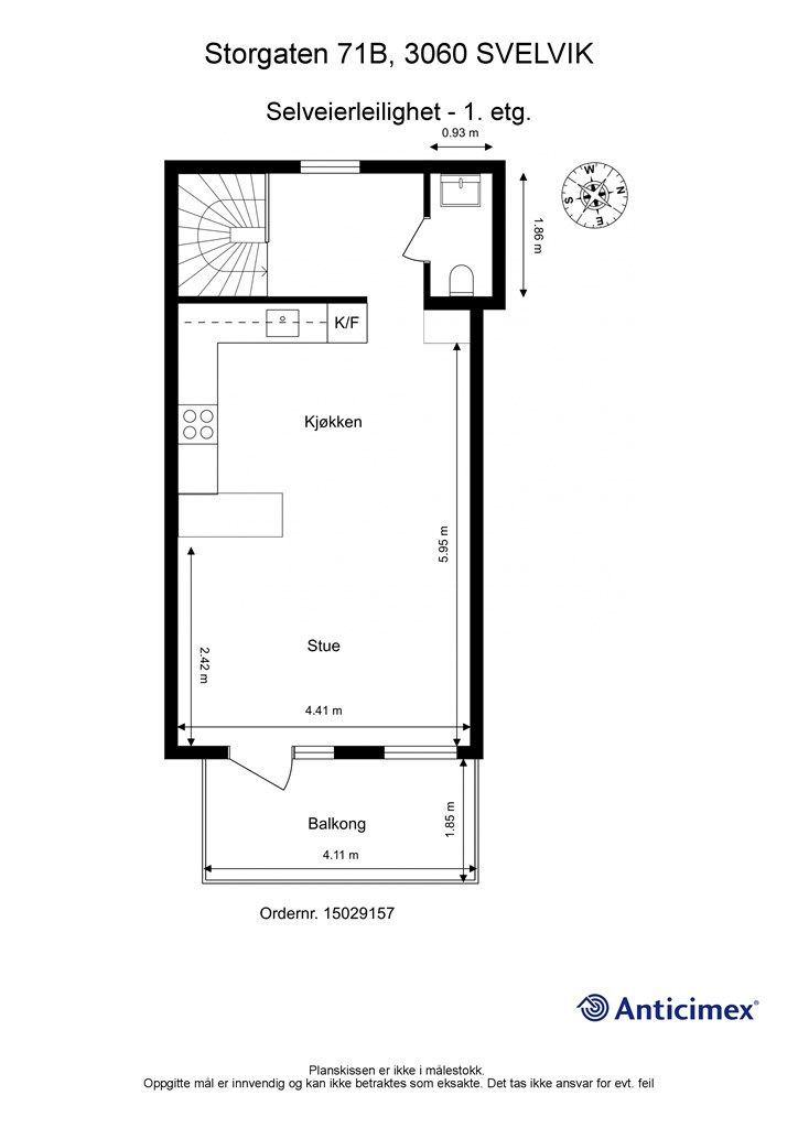 Plantegning 1. etasje