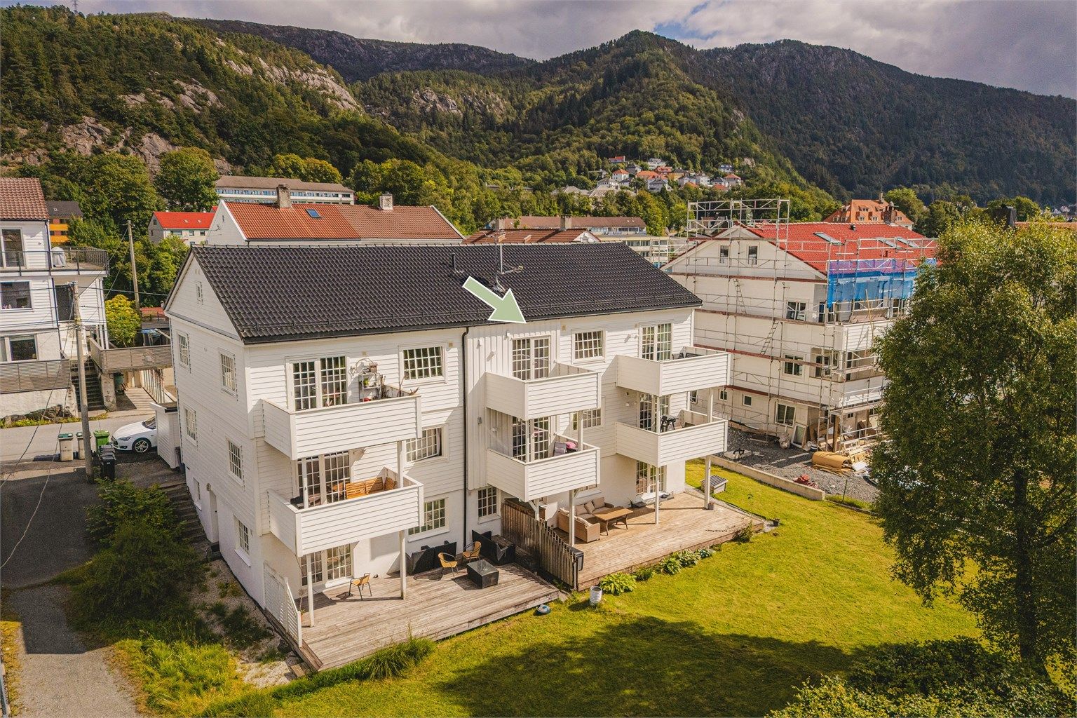 Flott beliggenhet i byggets øverste etasje
Foto: Herr Fotograf AS