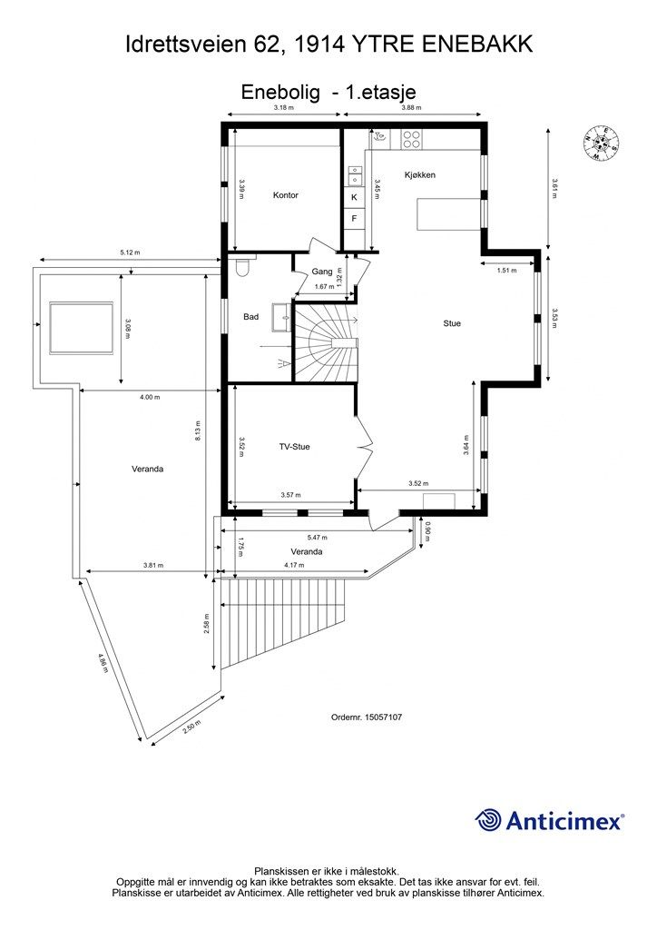 Plantegning 1. etasje