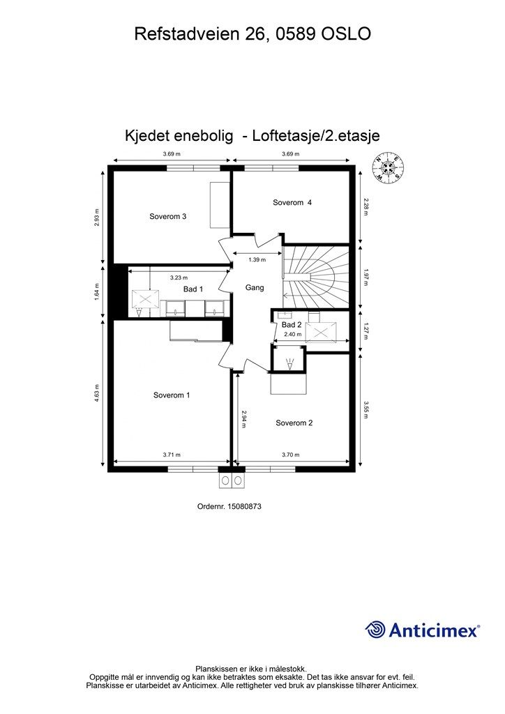 Plantegning 2.etasje