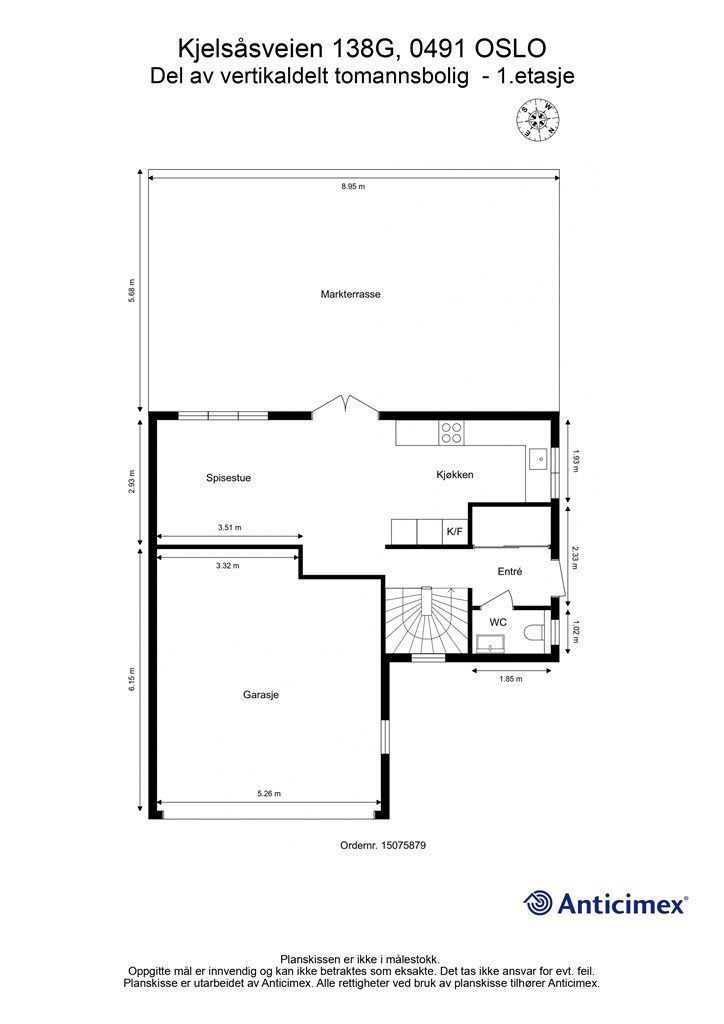 Plantegning 1. etasje