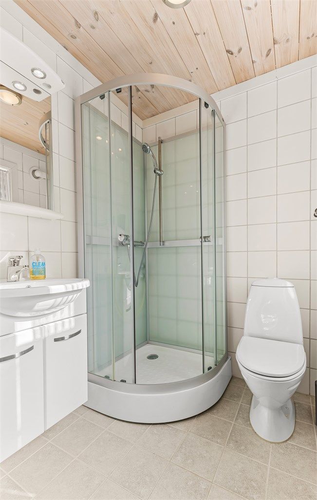 Flislagt bad i anneks