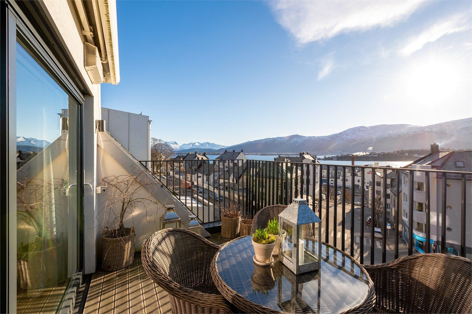 Solrik terrasse på 11 m2