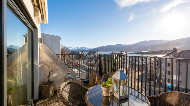 Solrik terrasse på 11 m2