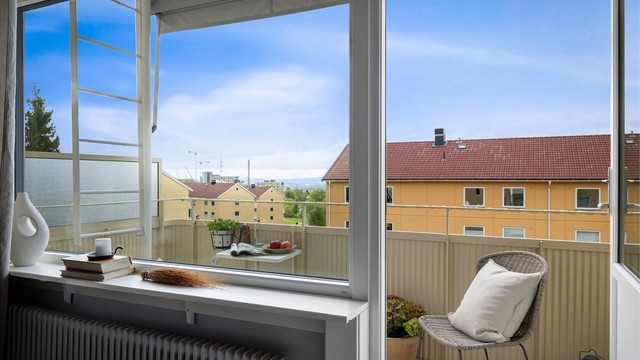 Nye vinduer, balkongdør og oppgradert balkong 2025 i regi av borettslaget