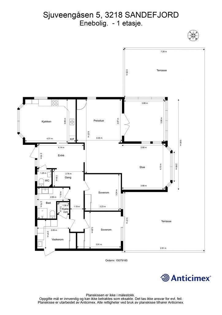 Plantegning 1 etasje