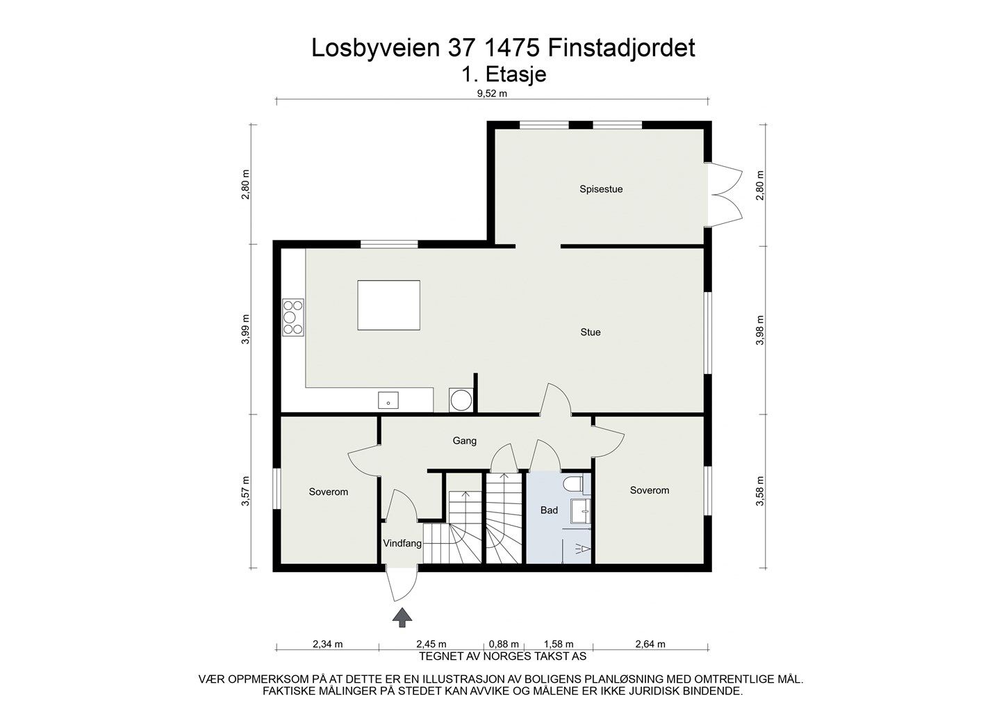 Plantegning - 1. Etasje