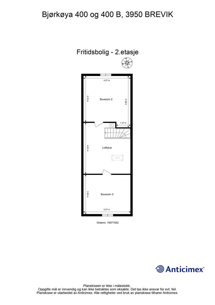 Plantegning - 2. etasje