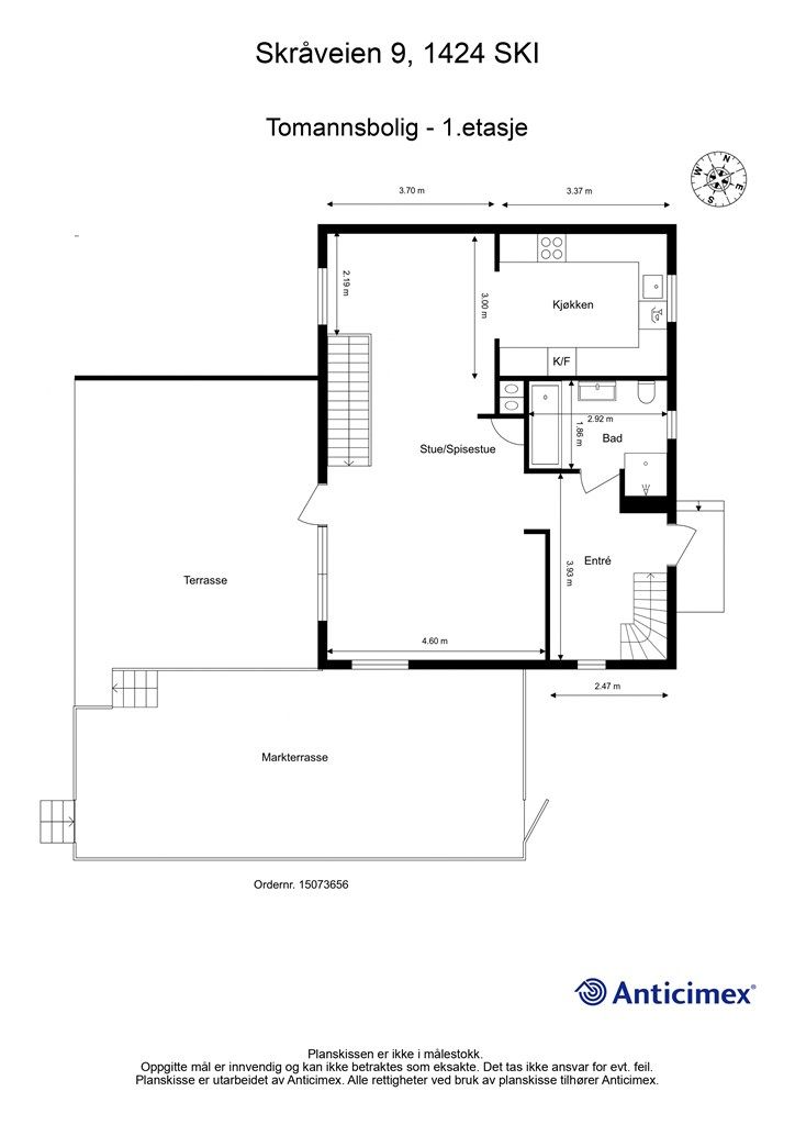 Plantegning 1 etasje
