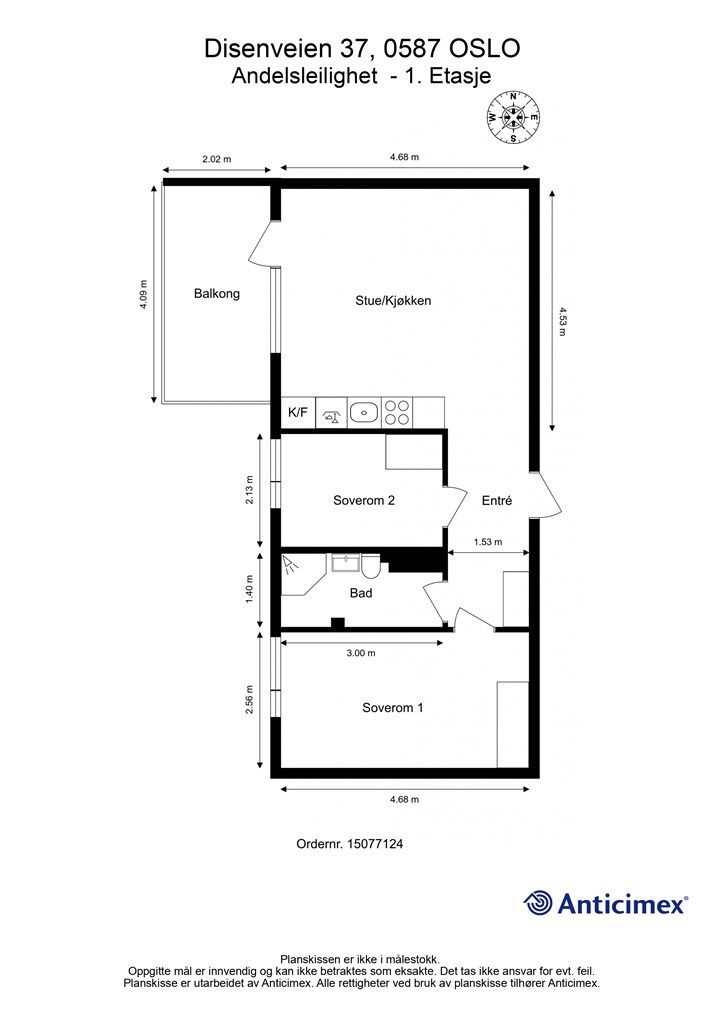 Plantegning - 1. Etasje